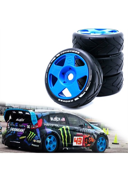 103MM 1/8 Ölçekli Rc Off Road Lastikleri Tekerlek 17MM Hex Arrma Redcat Ekibi Vrx Wr8 Hobao, Beyaz (Yurt Dışından) modelleri