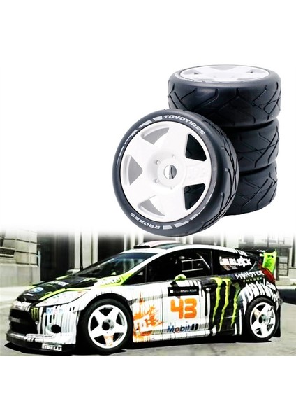 103MM 1/8 Ölçekli Rc Off Road Lastikleri Tekerlek 17MM Hex Arrma Redcat Ekibi Vrx Wr8 Hobao, Beyaz (Yurt Dışından) fırsatları