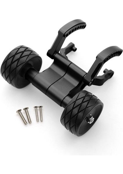 Çift Tekerlek Ayarlanabilir Tekerlek Çubuğu Kaldırma Kafası Tekerleği 1/10 E-E-2.0 Rc Araba Yükseltme Parçaları, 3 (Yurt Dışından)