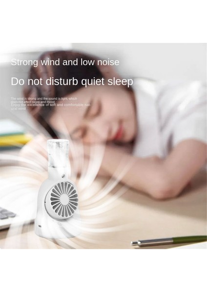 Misting Fan Taşınabilir Fan Açık Hava Soğutma Malzemeleri Oturma Odası Araba Seyahat Pembe Için Misting Şişesi ile (Yurt Dışından) modelleri