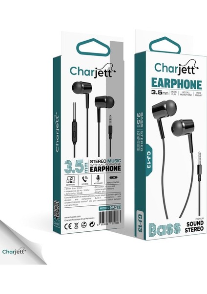 3.5 mm Jack Girişli Stereo Kulaklık