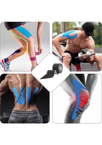 Kinesio Bandı Sporcu Bantları 5cm x 5m Ortholand