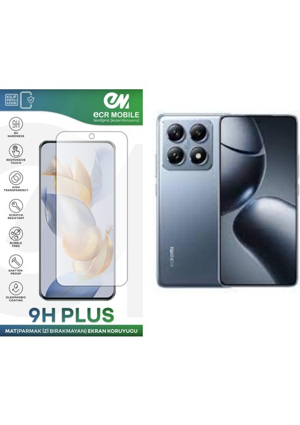 Xiaomi 14T Pro Ekran Koruyucu Mat Tam Uyumlu Esnek Nano Kırılmayan