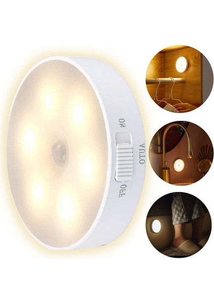 Hareket Sensörü Dolap Altı Aydınlatması Usb Şarj Edilebilir Led indirimleri
