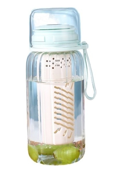 Yinqian Boutique Cam Büyük Kapasiteli Yüksek Sıcaklığa Dayanıklı Su Bardağı Taşınab (Yurt Dışından)