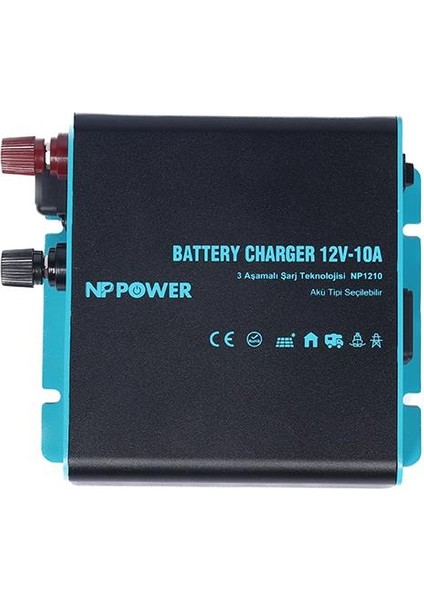 NP1210 Np Power 12V 10A Akü Şarj Cihazı