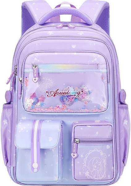 Kız Hafif Omurga Çocuk Omuz Sırt Çantası/ilköğretim Okulu Okul Çantası/ortaokul Sırt Çantası (Yurt Dışından)