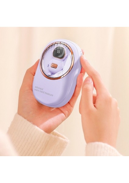 Feiyuansu Yeni El Isıtıcı Şarj Edilebilir Hazine 2si 1 Arada USB Mini Sevimli Hayvan Astronot El Is (Yurt Dışından) modelleri