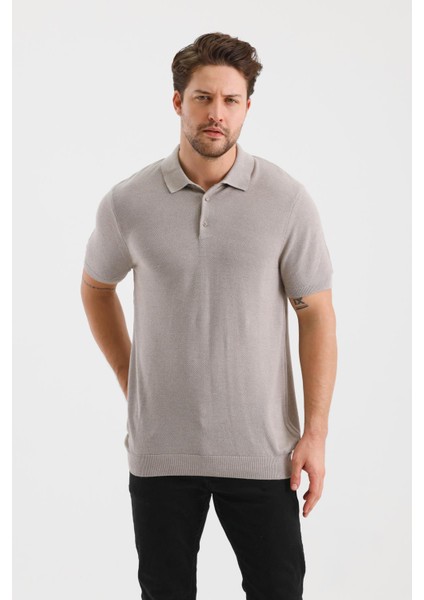 Düğmeli Polo Yaka Regular Fit T-Shırt (E24-EZE-26) fırsatları