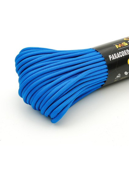 Polyester Paracord Ip 4 mm Saks Mavi 30 Metre