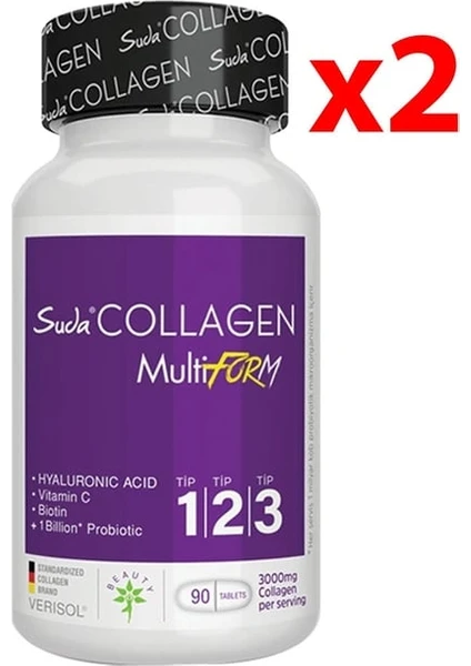 Suda Collagen Multiform 90 Tablet - 2 Adet