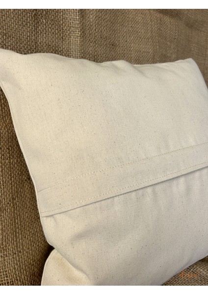 Fermuarlı Kırlent Kılıfı %100 Pamuk 40X40CM 260GR. Punch Nakışı ve Boyamaya Uygun fırsatları