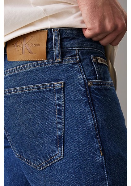 Erkek Slım Straıght Jean Pantolon - Denim
