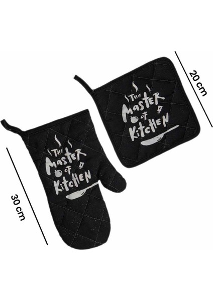 Chef Mutfak Eldiveni Ve Tutaç Seti