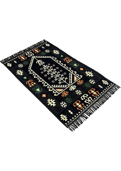 Shark Anadolu Seccade Kilim 17 Siyah