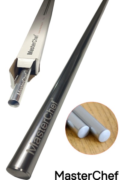 76 Cm Paslanmaz Metal Profesyonel Oklava Eşsiz Hamur Açma Deneyimi Dayanıklı Ve Ergonomik