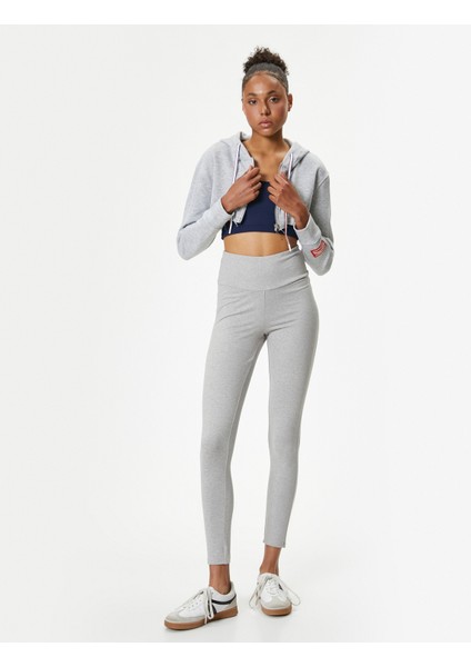 Basic Spor Tayt Yüksek Bel Yumuşak Tuşe Slim Fit fiyatları