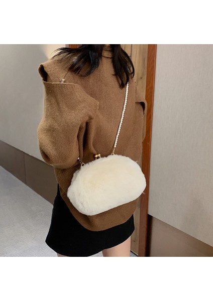 Maomao Küçük Çanta Yeni Üst Düzey Doku Kadın Çantası Modaya Uygun Moda Omuz Crossbody Çanta (Yurt Dışından)