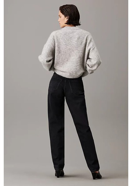 Kadın Mom Jeans Pantolon - Siyah fiyatları