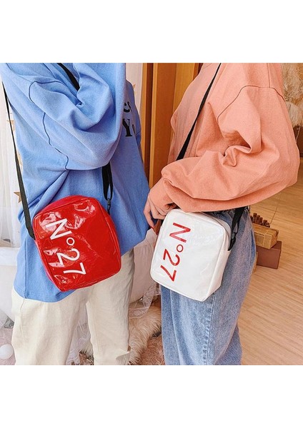 Rugan Moda Omuz Çantası Unisex Küçük Rahat Vahşi Mektup Çapraz Paket Siyah (Yurt Dışından) fırsatları