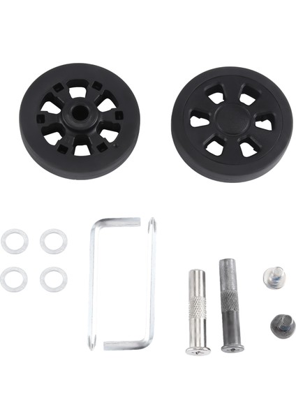 60X13MM 2 Set Bagaj Tekerleği Bavul Yedek Tekerlekler, Bagaj Pu Döner Sarhoş Tekerlek Rulmanları Tamir Kitia (Yurt Dışından)
