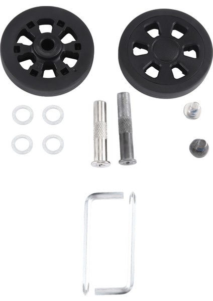 60X13MM 2 Set Bagaj Tekerleği Bavul Yedek Tekerlekler, Bagaj Pu Döner Sarhoş Tekerlek Rulmanları Tamir Kitia (Yurt Dışından)