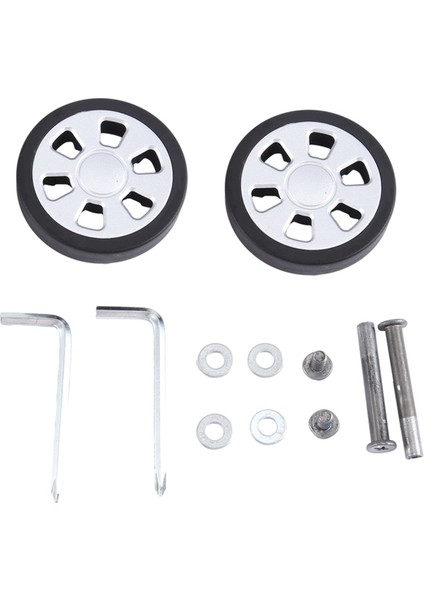 60X13MM 2 Bagaj Bavul Yedek Tekerlek Seti, Pu Döner Sarhoş Tekerlek Rulmanları Tamir Takımları (Yurt Dışından)