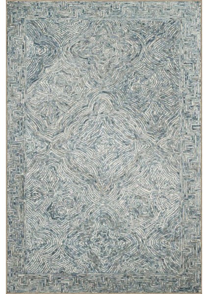 Yeşil Tonlarda Düğüm Desenli Dokuma Taban Halı MIRAVIP318 fiyatları