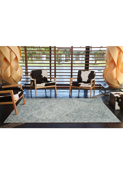 Yeşil Tonlarda Düğüm Desenli Dokuma Taban Halı MIRAVIP318 modelleri