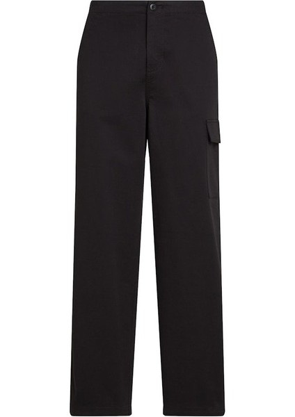 Kadın Brushed Casual Pantolon - Siyah