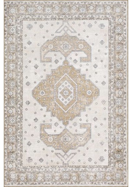 Krem Geometrik Desenli Dokuma Taban Halı MIRAVIP339 fiyatları
