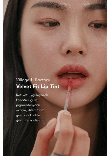 Village 11 Factory Velvet Fit Lip Tint Lucky Mulberry 4.7g - Mat & Kremsi Dudak Tinti