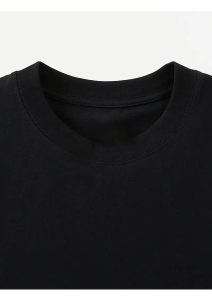 Capybara Unisex Siyah Oversize T-Shirt
