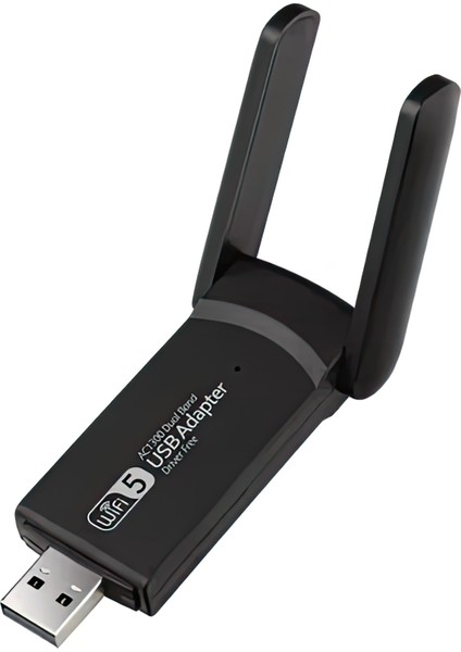 Kablosuz Wifi Alıcı Dual Band USB 3.0 Adaptör AC1300 Mbps (2025 Yeni Model)