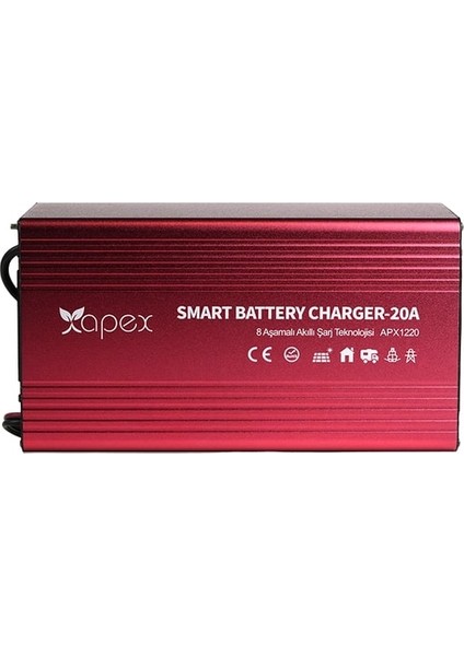 APX1220 Apex 12V 20A Smart Akü Şarj Cihazı