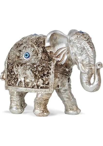 Polyester Ikili Biblo Fil Figürü Gümüş fiyatları