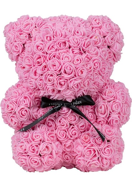 Teddy Rose Bear Güllü Ayıcık Pembe 23X18 cm