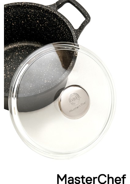 7 Parça Döküm Dik Kulak Tencere Seti - Dayanıklı Yanmaz ve Yapışmaz - Eşit Isı