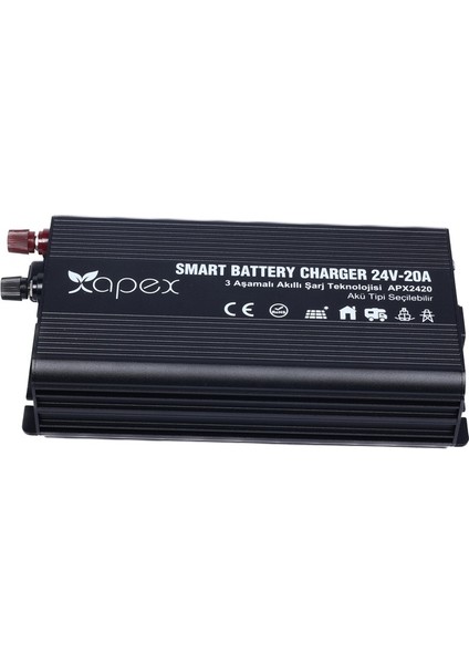 APX2420 Apex 24V 20A Smart Akü Şarj Cihazı