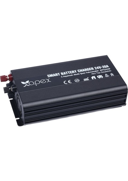 APX2420 Apex 24V 20A Smart Akü Şarj Cihazı