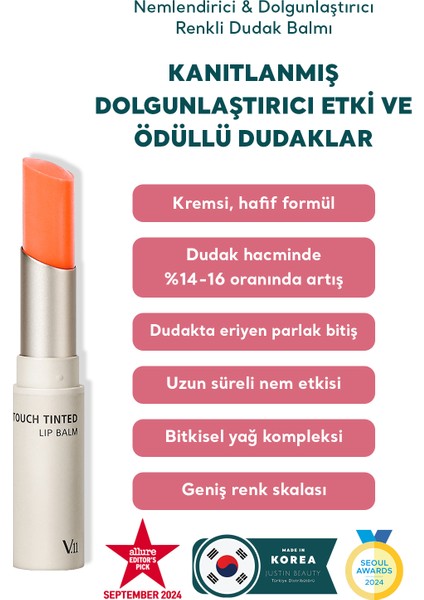 Village 11 Factory Plumpang Color Lip Balm Light Coral 4g - Nemlendirici & Dolgunlaştırıcı Renkli Dudak Balmı