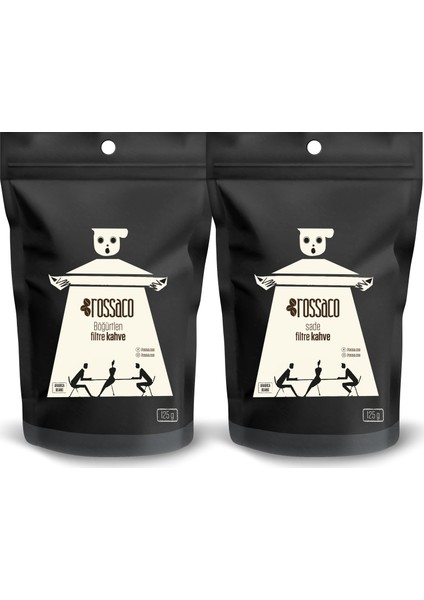 Sade Filtre + Böğürtlen Filtre Kahve 125 G