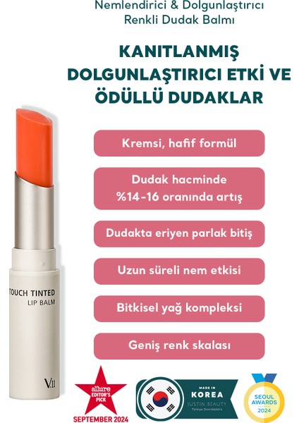 Plumpang Color Lip Balm Sunny Peach 4g - Nemlendirici & Dolgunlaştırıcı Renkli Dudak Balmı