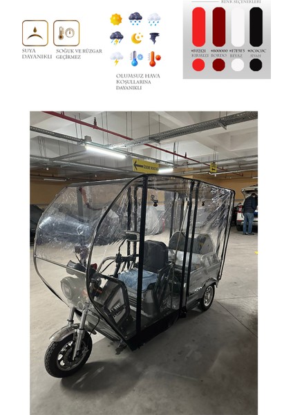 Stmax Smart 3000 - Üç Tekerli Motor Brandası - Siyah fırsatları