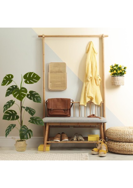 Siyah Saksıda 11 Dal Yapay Monstera Ağacı 105 cm fiyatları