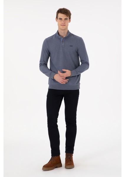 Erkek Lacivert Sweatshirt 50290772-VR033