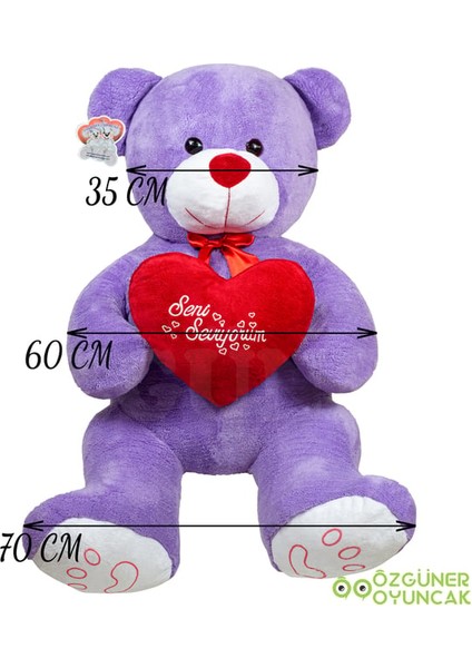 Legosh 140 cm Dev Bobo Seni Seviyorum Kalpli Sevgiliye Özel fırsatları