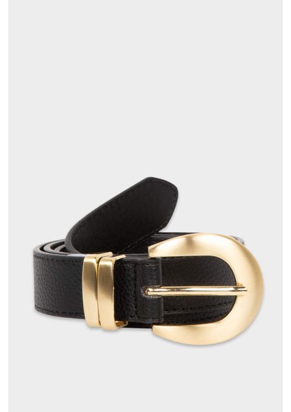 Kadın Suni Deri Jean Kemeri D8292AXNS