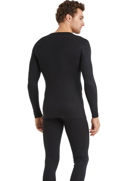 Unisex Termal Tişört 2. Seviye 1257 - Siyah