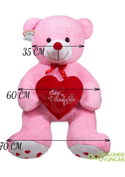 Legosh 140 cm Dev Bobo Seni Seviyorum Kalpli Sevgiliye Özel modelleri